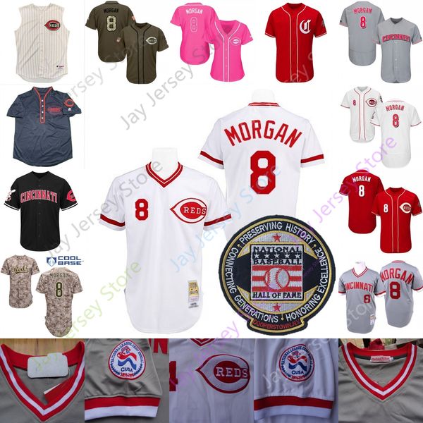 Cincinnati Joe Morgan Jersey Reds Houston Colts Hall Of Fame Home Away Cooperstown Flexbase Cool Base Pinstripe Camo Pink Button Pullover
Cincinnati Joe Morgan Jersey Reds Houston Colts Hall Of Fame Home Away Cooperstown Flexbase Cool Base Pinstripe Camo Pink Button Pullover