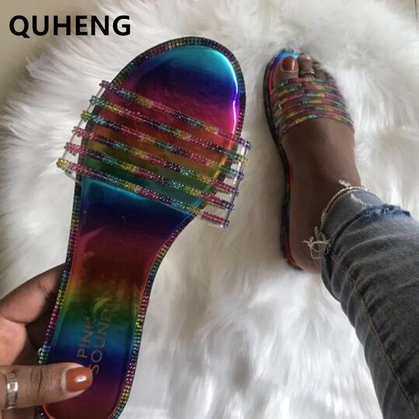 plus size 37-42 sandals summer women flip flops bright diamond beach flat with shoes rome style female slippers low heels 2020, Black
plus size 37-42 sandals summer women flip flops bright diamond beach flat with shoes rome style female slippers low heels 2020, Black