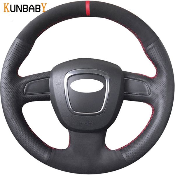 kunbaby genuine leather with suede car steering wheel cover for a3 (8p) 2008-2013 a4 (b8) 2008-2010 a5 2008-2010 a6 (c6
kunbaby genuine leather with suede car steering wheel cover for a3 (8p) 2008-2013 a4 (b8) 2008-2010 a5 2008-2010 a6 (c6