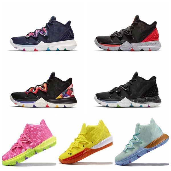 2020 new arrival kids kyrie 5 shoes tv pe basketball shoes 5 for 20th anniversary sponge x irving 5s v five luxury sports sneakers, Black
2020 new arrival kids kyrie 5 shoes tv pe basketball shoes 5 for 20th anniversary sponge x irving 5s v five luxury sports sneakers, Black