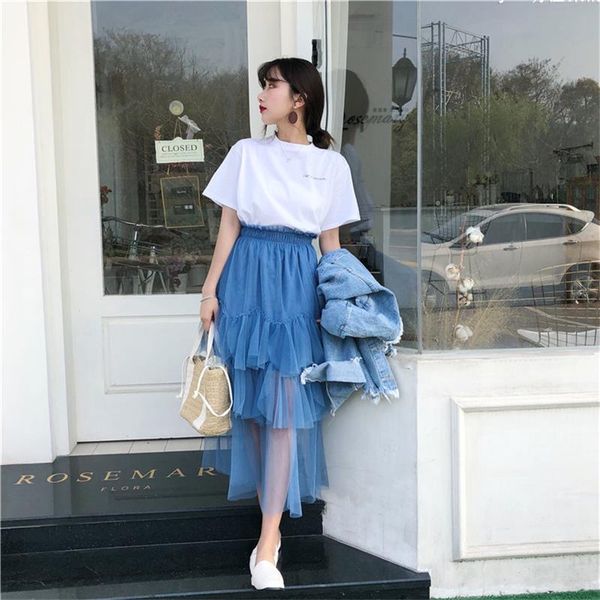 women's skirts ladies punk kawaii ulzzang high waist wild ball gown long skirt female korean harajuku cute clothing for women, Black
women's skirts ladies punk kawaii ulzzang high waist wild ball gown long skirt female korean harajuku cute clothing for women, Black