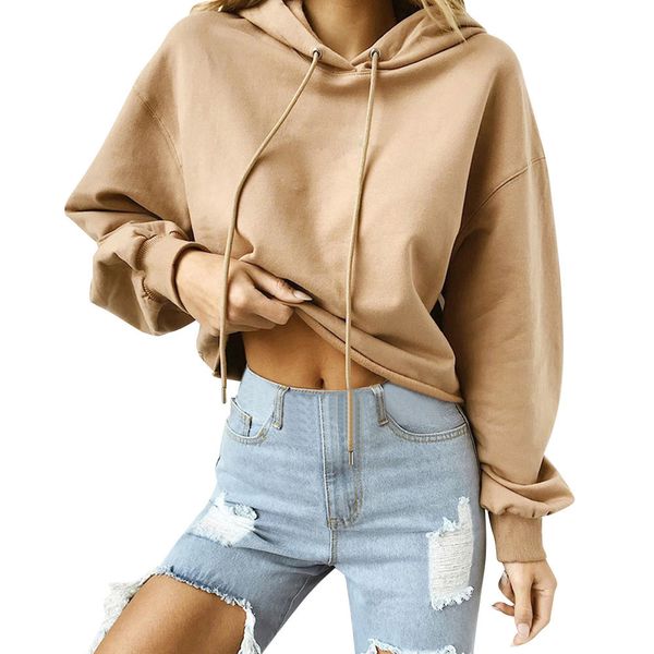 feitong 2019 women sweatshirt short hoodie sportswear autumn spring casual jumper pullover long sleeve sudadera mujer, Black
feitong 2019 women sweatshirt short hoodie sportswear autumn spring casual jumper pullover long sleeve sudadera mujer, Black
