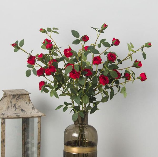 2018 new 6 heads small rose branch silk artificial flowers fake fleur camellia for home decoration silk plastic flores
2018 new 6 heads small rose branch silk artificial flowers fake fleur camellia for home decoration silk plastic flores