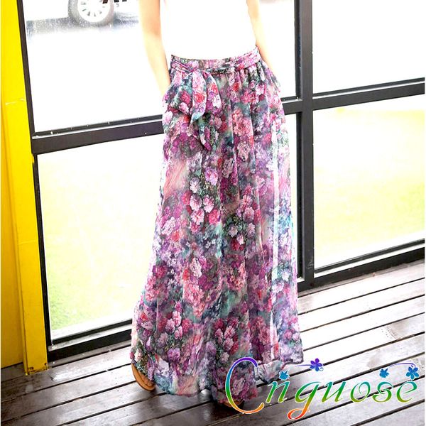 2020 summer new bohemian female casual floral chiffon skirt pants wide-leg wide pants trousers for women, Black;white
2020 summer new bohemian female casual floral chiffon skirt pants wide-leg wide pants trousers for women, Black;white