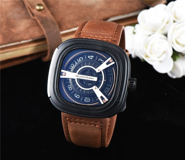 Limited edition top sports brand friday men's square watch leather watchband men's quartz wristwatch Montres hommes Free shipping
Limited edition top sports brand friday men's square watch leather watchband men's quartz wristwatch Montres hommes Free shipping