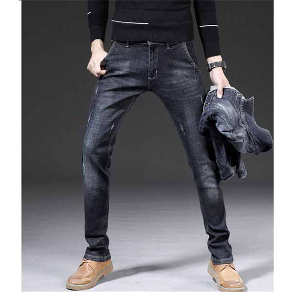fashion men's jeans casual business slim straight jeans classic stretch distressed denim pants trousers black 28-38, Blue
fashion men's jeans casual business slim straight jeans classic stretch distressed denim pants trousers black 28-38, Blue