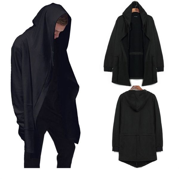 korean version men's trench coats outerwear high street original design black cloak men streetwear spring autumn long hooded cardigan, Tan;black
korean version men's trench coats outerwear high street original design black cloak men streetwear spring autumn long hooded cardigan, Tan;black
