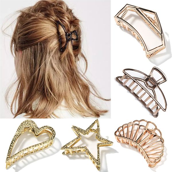 fashion hair accessories for women girls gold silver metal large hair claw small clip alloy butterfly clamps barrette
fashion hair accessories for women girls gold silver metal large hair claw small clip alloy butterfly clamps barrette