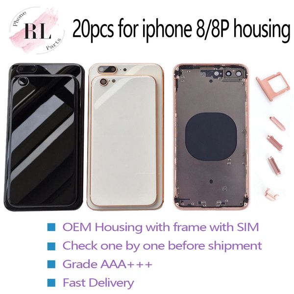 качество 20PCS OEM для Iphone 8 8g 8plus шасси Монтаж крышки корпуса Средний Рама шасси с SIM-карты
качество 20PCS OEM для Iphone 8 8g 8plus шасси Монтаж крышки корпуса Средний Рама шасси с SIM-карты