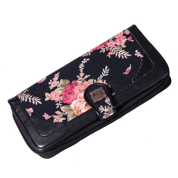 new lady women's fashion flower retro cloth leather long purse wallet buckle mobile phone bags, Red;black
new lady women's fashion flower retro cloth leather long purse wallet buckle mobile phone bags, Red;black
