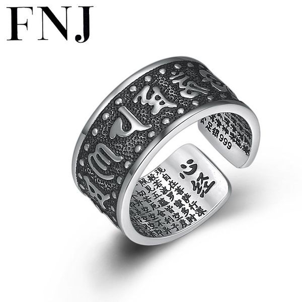 fnj 925 silver rings mantra adjustable size open popular s925 solid thai silver ring for women jewelry fine men, Golden;silver
fnj 925 silver rings mantra adjustable size open popular s925 solid thai silver ring for women jewelry fine men, Golden;silver