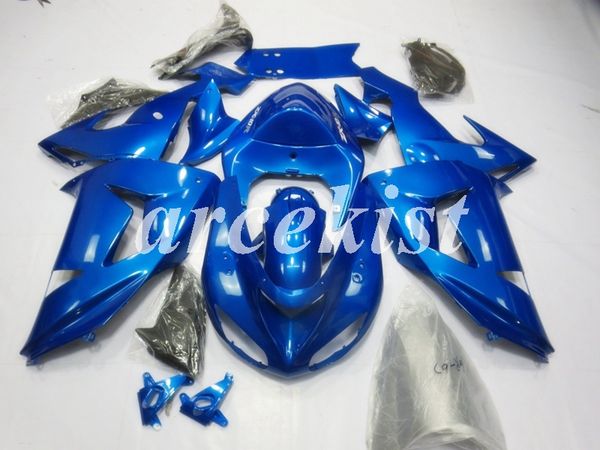 new abs motorcycle full fairings kit fit for kawasaki ninja zx-10r 2006 2007 06 07 body set custom blue light
new abs motorcycle full fairings kit fit for kawasaki ninja zx-10r 2006 2007 06 07 body set custom blue light