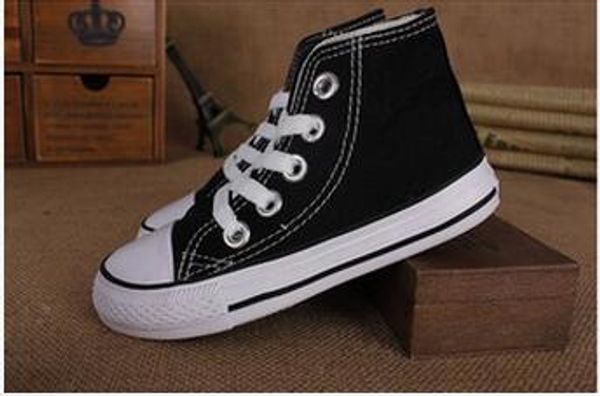 12color classic style all size 24-34 low high style high style canvas shoe sneakers kids boys girls casual shoes casual shoes gazelle, Black
12color classic style all size 24-34 low high style high style canvas shoe sneakers kids boys girls casual shoes casual shoes gazelle, Black