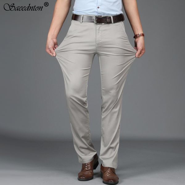 2020 spring and summer new men's business casual suit long pants cotton loose straight men trousers high waist dress pants 29-42, Black
2020 spring and summer new men's business casual suit long pants cotton loose straight men trousers high waist dress pants 29-42, Black