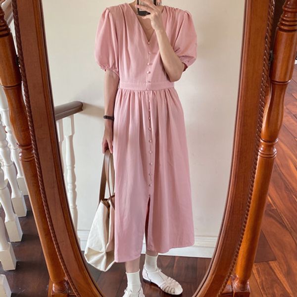 summer women korean long dress vintage short sleeve o-neck a-line v-neck high waist casual beach woman dresses elegant, Black;gray
summer women korean long dress vintage short sleeve o-neck a-line v-neck high waist casual beach woman dresses elegant, Black;gray