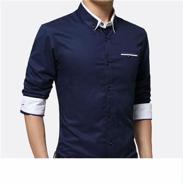 2018 new brand 100% cotton men shirts business long sleeve man turn-down collar male shirt slim fit popular designs, White;black
2018 new brand 100% cotton men shirts business long sleeve man turn-down collar male shirt slim fit popular designs, White;black