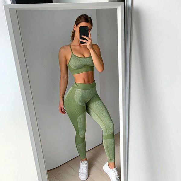 yoga outfits seamless 2 piece set women sport suit gym workout clothes long sleeve fitness crop and scrunch buleggings, White;red
yoga outfits seamless 2 piece set women sport suit gym workout clothes long sleeve fitness crop and scrunch buleggings, White;red