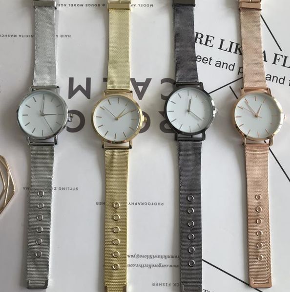 new ultra-thin dial elegant alloy mesh belt female table simple no logo stud scale three-needle casual quartz watch, Slivery;brown
new ultra-thin dial elegant alloy mesh belt female table simple no logo stud scale three-needle casual quartz watch, Slivery;brown