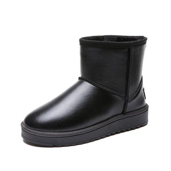 new winter women snow boots warm short plush soft ladies plus size ankle boot women's fur platform female casual shoes woman t200104, Black
new winter women snow boots warm short plush soft ladies plus size ankle boot women's fur platform female casual shoes woman t200104, Black