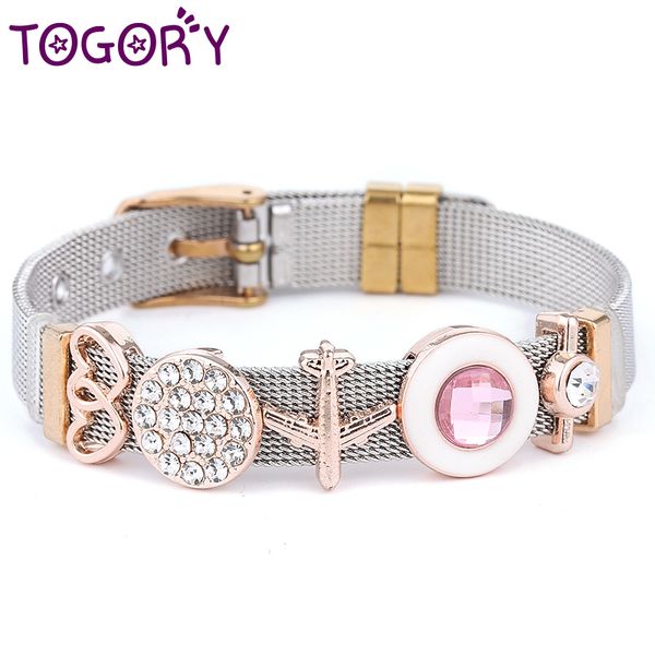 10mm aircraft & heart slide charms bracleets for women men stainless steel mesh bracelets bangles jewelry gift dropshipping, Golden;silver
10mm aircraft & heart slide charms bracleets for women men stainless steel mesh bracelets bangles jewelry gift dropshipping, Golden;silver