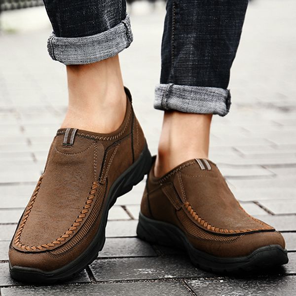 2019 new fashion men casual shoes sneakers handmade retro leisure loafers shoes zapatos casuales hombres man size 39-48, Black
2019 new fashion men casual shoes sneakers handmade retro leisure loafers shoes zapatos casuales hombres man size 39-48, Black