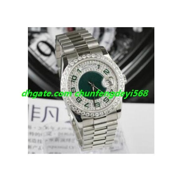 luxury watch 3 style mens 38mm s.steel full diamond pave dial watch 118348 automatic fashion men's watches wristwatch, Slivery;brown
luxury watch 3 style mens 38mm s.steel full diamond pave dial watch 118348 automatic fashion men's watches wristwatch, Slivery;brown