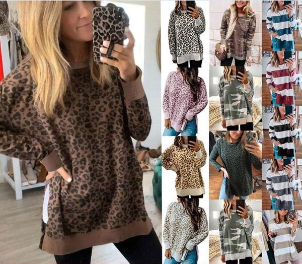 2019 european autumn and winter leopard round neck irregular long-sleeved women's sweater, support mixed batch, Black
2019 european autumn and winter leopard round neck irregular long-sleeved women's sweater, support mixed batch, Black