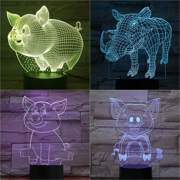 cute pig table lamp night lampara 3d illusion 7 color changing decorative lamp child kids room decor led night light wild boar
cute pig table lamp night lampara 3d illusion 7 color changing decorative lamp child kids room decor led night light wild boar