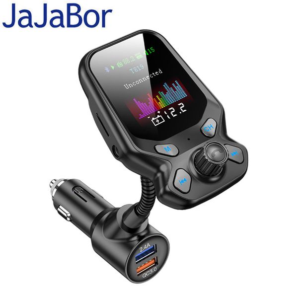 jajabor bluetooth 5.0 car kit handsfm transmitter aux audio wireless car mp3 player quick charge qc3.0 charger
jajabor bluetooth 5.0 car kit handsfm transmitter aux audio wireless car mp3 player quick charge qc3.0 charger