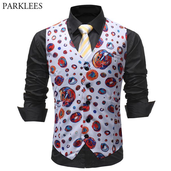 mens hipster floral print suit vest 2018 brand new slim fit sleeveless waistcoat men party wedding dress vests colete masculino, Black;white
mens hipster floral print suit vest 2018 brand new slim fit sleeveless waistcoat men party wedding dress vests colete masculino, Black;white
