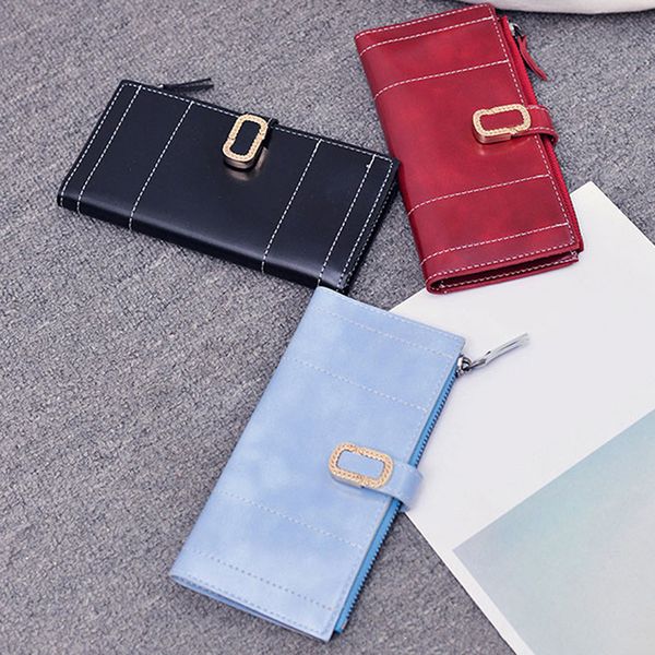 women's wallet new korean fashion long wallet female solid color pu leather, Red;black
women's wallet new korean fashion long wallet female solid color pu leather, Red;black