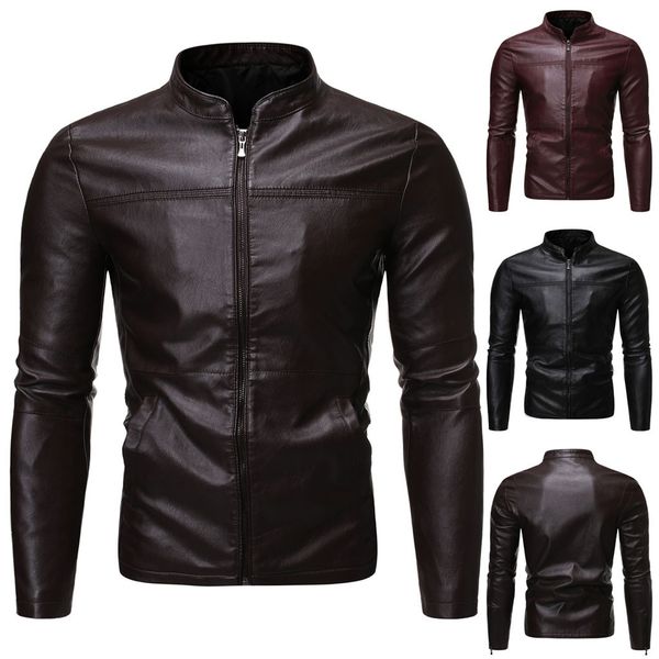 casaco jaqueta masculino chaqueta hombre coat men's autumn winter casual long sleeve solid thicken hooded leather jacket top, Black
casaco jaqueta masculino chaqueta hombre coat men's autumn winter casual long sleeve solid thicken hooded leather jacket top, Black