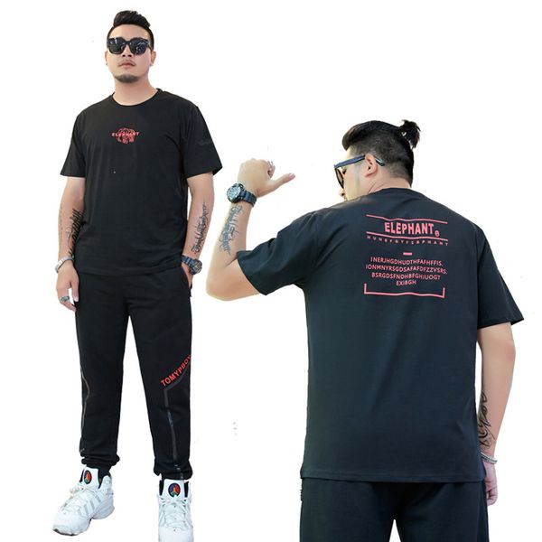 xl-6xl european and american large size casual men's suit short sleeve color letter printing two-piece summer 6552, Gray
xl-6xl european and american large size casual men's suit short sleeve color letter printing two-piece summer 6552, Gray