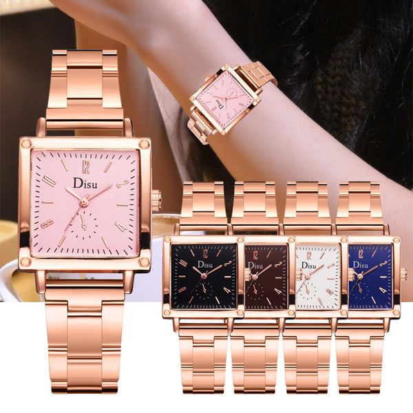 watch women 2019 simple stylish with small dial square dial alloy strap ladies quartz watch wristwatch clock gift dropship#8, Slivery;brown
watch women 2019 simple stylish with small dial square dial alloy strap ladies quartz watch wristwatch clock gift dropship#8, Slivery;brown