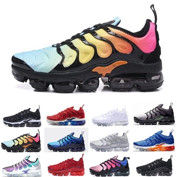 2019 TN Plus Men Running Shoes Triple Black White Sunset Photo Blue Wolf Grey USA Designer Shoes Sport Sneakers Trainers 36-45
2019 TN Plus Men Running Shoes Triple Black White Sunset Photo Blue Wolf Grey USA Designer Shoes Sport Sneakers Trainers 36-45