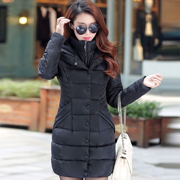 women's down & parkas zogaa 2021 women parka winter cotton jacket warm thick hooded coat casual female long overcoat, Black
women's down & parkas zogaa 2021 women parka winter cotton jacket warm thick hooded coat casual female long overcoat, Black