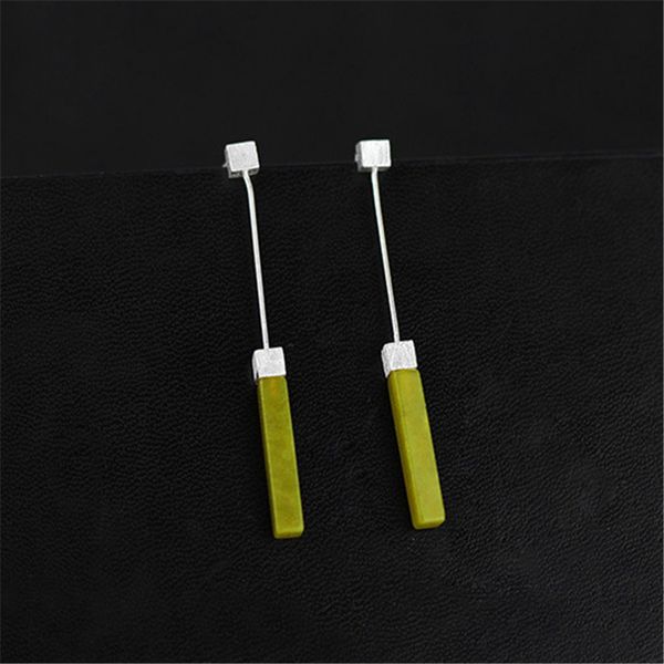 inature минималистский стерлингового серебра 925 оливковый нефрит простой геометрический прямоугольник серьги для женщин партия ювелирных из, Golden
inature минималистский стерлингового серебра 925 оливковый нефрит простой геометрический прямоугольник серьги для женщин партия ювелирных из, Golden