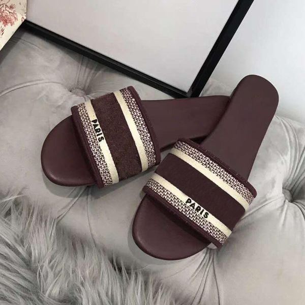paris luxury designer scuffs womens slipper summer sandals beach slide slippers girls flip xshfbcl vintage embroidered floral slippers, Black
paris luxury designer scuffs womens slipper summer sandals beach slide slippers girls flip xshfbcl vintage embroidered floral slippers, Black