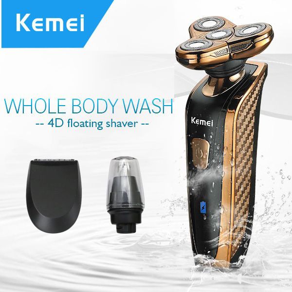 kemei men's razors mustache nose hair cut electric shavers rechargeable 4 blade waterproof beard trimmer face care
kemei men's razors mustache nose hair cut electric shavers rechargeable 4 blade waterproof beard trimmer face care