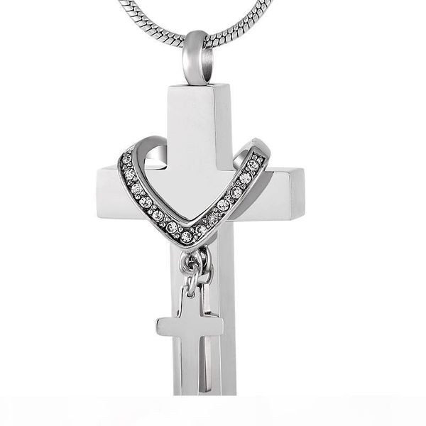 ijd9216 silver double cross memorial necklace charm stainless steel cremation ashes keepsake urn pendant necklace jewelry
ijd9216 silver double cross memorial necklace charm stainless steel cremation ashes keepsake urn pendant necklace jewelry