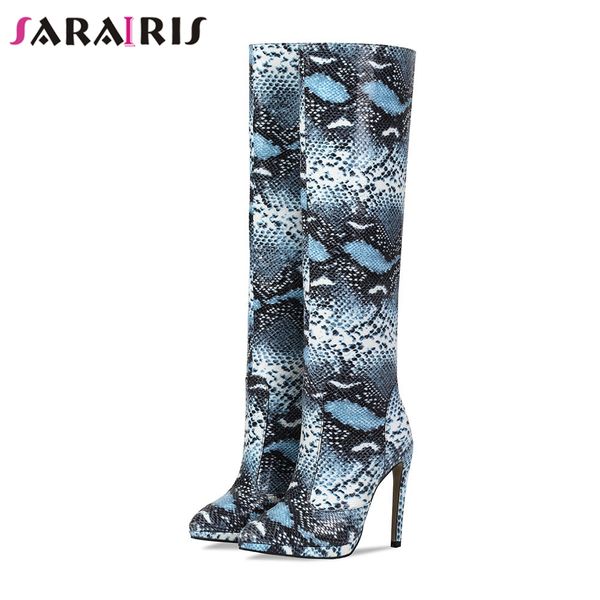 sarairis new fashion big size 34-40 brand snake veins ladies high heels shoes woman party evening mid calf boots women, Black
sarairis new fashion big size 34-40 brand snake veins ladies high heels shoes woman party evening mid calf boots women, Black