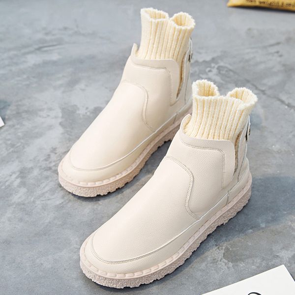 boots women platform snow boots 2019 new fashion bota feminina fashion white winter shoes women punk botas zapatos de mujer, Black 
boots women platform snow boots 2019 new fashion bota feminina fashion white winter shoes women punk botas zapatos de mujer, Black