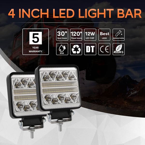 2pcs led work light offroad fog light truck driving 4 inch 12v 24v 102w-117w boat
2pcs led work light offroad fog light truck driving 4 inch 12v 24v 102w-117w boat