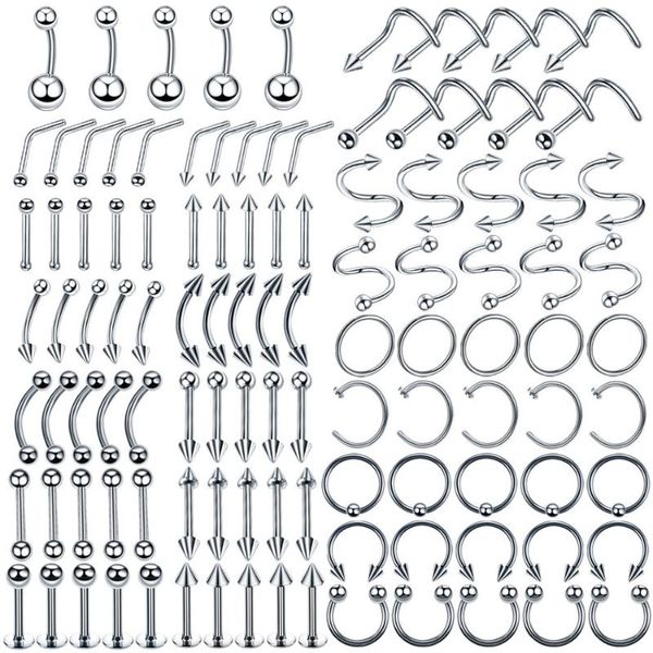 110pcs / комплект стал пронзительного lot живот bar брови toungue губных соски кольца штанга пронзительного kit хрящ козелка set, Slivery;golden
110pcs / комплект стал пронзительного lot живот bar брови toungue губных соски кольца штанга пронзительного kit хрящ козелка set, Slivery;golden