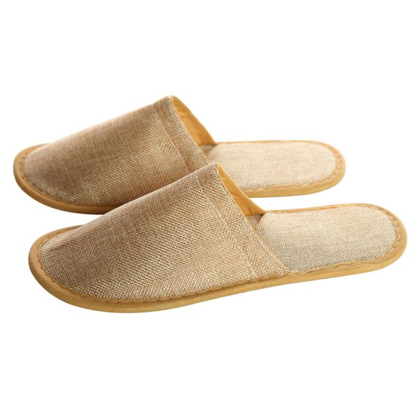 5 pairs travel l home guest soft casual spa disposable slippers gift comfortable homestay adults linen anti slip, Black
5 pairs travel l home guest soft casual spa disposable slippers gift comfortable homestay adults linen anti slip, Black