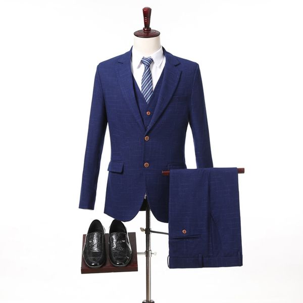 men suit slim fits plaid formal casual business office work daily life wedding groom banquet single breasted 2 buttons 3 pieces, White;black
men suit slim fits plaid formal casual business office work daily life wedding groom banquet single breasted 2 buttons 3 pieces, White;black