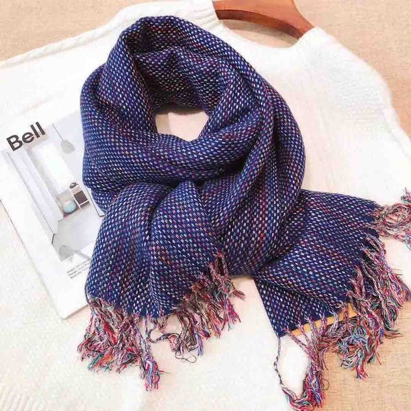 luxury- 2018 new women's scarf c007 stylish winter wool blend thermal double-color cape size 180*70cm, Blue;gray
luxury- 2018 new women's scarf c007 stylish winter wool blend thermal double-color cape size 180*70cm, Blue;gray