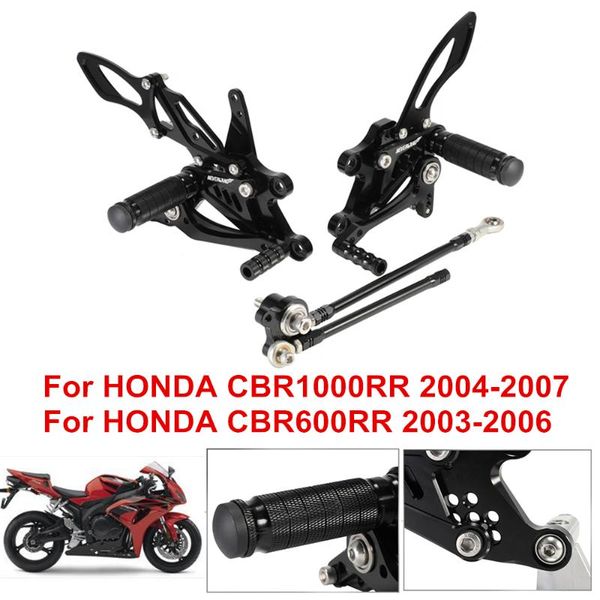 black design for cbr600rr crb1000rr motorcycle cnc adjustable rider rear sets rearset footrest foot peg d45
black design for cbr600rr crb1000rr motorcycle cnc adjustable rider rear sets rearset footrest foot peg d45