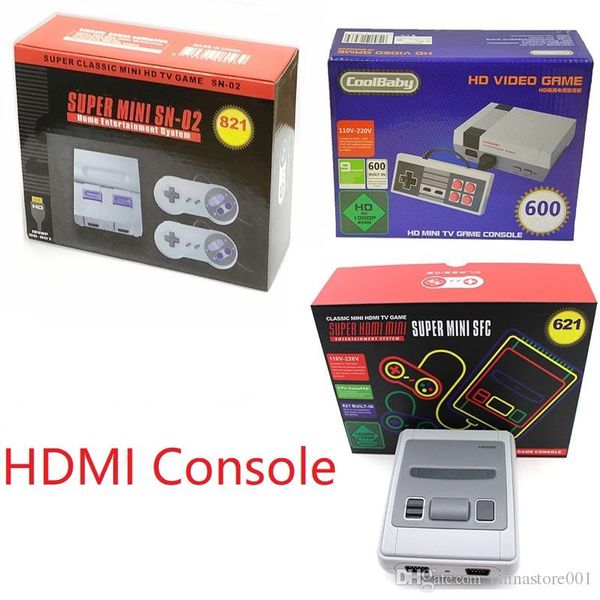 

Игровая приставка HDMI TV 621 821 CoolBaby 600 Модель Новейшие игровые приставки для SFC SNES NES HD Игровая приставка Рождественский подарок