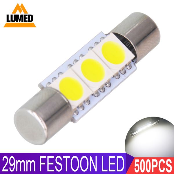 500x 29mm festoon led c5w car 3 leds auto interior for sun visor vanity mirror lights dc 12v
500x 29mm festoon led c5w car 3 leds auto interior for sun visor vanity mirror lights dc 12v
